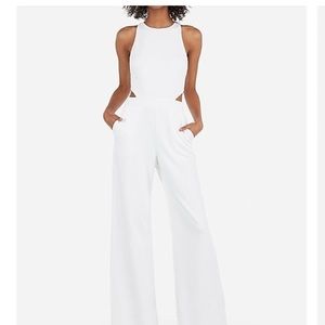 NWT Beautiful White Jumpsuit